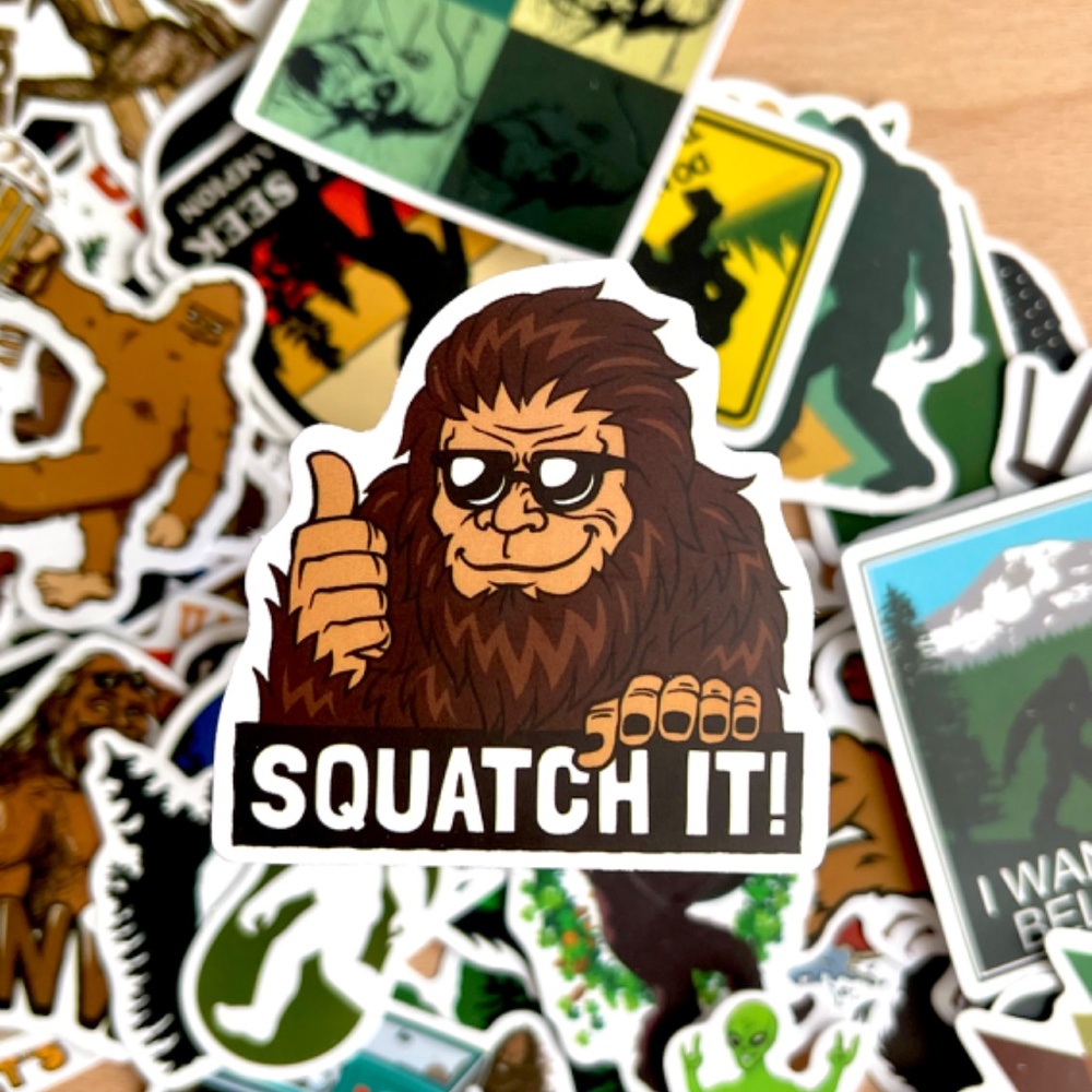 Pack of 50 | Bigfoot Sasquatch Stickers